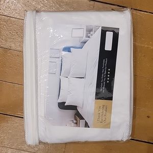 Twin XL Dorm Sheets 100% Cotton White 600 TC Dorm Size
